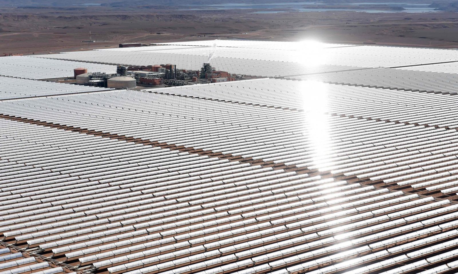 Nour 1 concentrated Solar Power Plant in Ouarzate Photograph: Fadel Senna/AFP/Getty Images